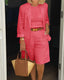 Suit Set | Tailored Blazer, Matching Shorts 2