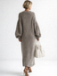 Sweater Dress | Oversized Silhouette, Chunky Knit Texture 3