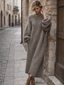 Sweater Dress | Oversized Silhouette, Chunky Knit Texture 4
