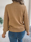 Sweater | Cable-Knit Texture, Round Neckline 2