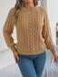 Sweater | Cable-Knit Texture, Round Neckline 5