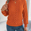 Sweater | Cable-Knit Texture, Round Neckline 9