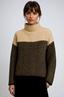 Sweater | Chevron Pattern, Funnel Neck Design 0