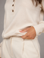 Sweater | Henley Neckline, Button Placket 2