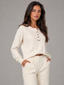 Sweater | Henley Neckline, Button Placket 7
