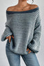 Sweater | Off Shoulder Neckline, Voluminous Sleeves 0