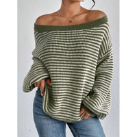 Sweater | Off Shoulder Neckline, Voluminous Sleeves 3