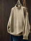 Sweater | Textured Knit, Ribbed Collar 0