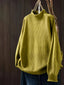 Sweater | Textured Knit, Ribbed Collar 2