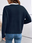 Sweater | V-Neckline, Lace Detail 3