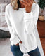 Sweatshirt | Crew Neck, Curved Hem, Side Slits 1