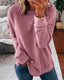 Sweatshirt | Crew Neck, Curved Hem, Side Slits 2