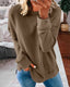 Sweatshirt | Crew Neck, Curved Hem, Side Slits 3