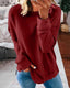 Sweatshirt | Crew Neck, Curved Hem, Side Slits 4