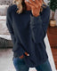 Sweatshirt | Crew Neck, Curved Hem, Side Slits 5