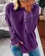 Sweatshirt | Crew Neck, Curved Hem, Side Slits 9
