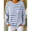 Sweatshirt | Striped Colorblock, Crew Neck 0