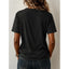 T Shirt | Crew Neck, Ghost and Cat Print 2
