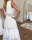 Tank Dress | V-Neck, Lace Detailing, Backless 1