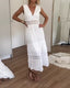 Tank Dress | V-Neck, Lace Detailing, Backless 3