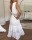 Tank Dress | V-Neck, Lace Detailing, Backless 5