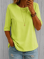 Tee | Longer Half Sleeves, Relaxed Fit 6