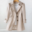 Trench Coat | Classic Button Front, Notched Lapel 6