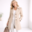 Trench Coat | Classic Button Front, Notched Lapel 7