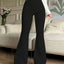 Trousers | High Waist, Flared Leg Silhouette 0