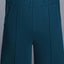 Women's High-Waisted Straight-Leg Trousers with Slant Pockets