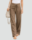 Trousers | Wide Leg Cut, Adjustable Waist Tie 0