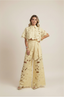 Two-Piece Set | Floral Cut-Out Top, Wide-Leg Pants 10