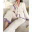 Two-Piece Set | Ruffle Trim, Button-Front Top 6