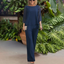 Two Piece Set | Coordinated Top, Flowing Pants 0