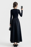Two Piece Set | High Neck Knit Top, Textured Midi Skirt 1