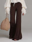 Two Piece Set | Lace Up Blouse, Wide Leg Flare Pants 2