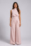 Two Piece Set | Sleeveless High-Neck Top, Wide-Leg Pants 3