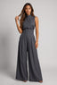 Two Piece Set | Sleeveless High-Neck Top, Wide-Leg Pants 4