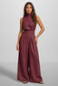 Two Piece Set | Sleeveless High-Neck Top, Wide-Leg Pants 6