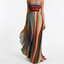 Maxi Dress | Pleated Skirt, Strapless Design