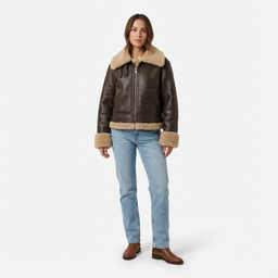 Urban Shearling Aviator Jacket