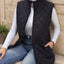 Vest | Diamond Quilted, Longline Silhouette 0