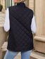 Vest | Diamond Quilted, Longline Silhouette 1