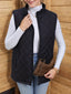 Vest | Diamond Quilted, Longline Silhouette 3