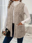 Vest | Textured Sleeveless, Open Front Design 2