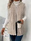 Vest | Textured Sleeveless, Open Front Design 4