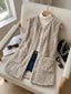 Vest | Textured Sleeveless, Open Front Design 5