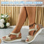 Wedge Sandals | Ergonomic Design, Non-Slip Sole 1