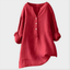 White Blouse | V-Neck, Lightweight Cotton-Linen Blend 0