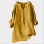 White Blouse | V-Neck, Lightweight Cotton-Linen Blend 11